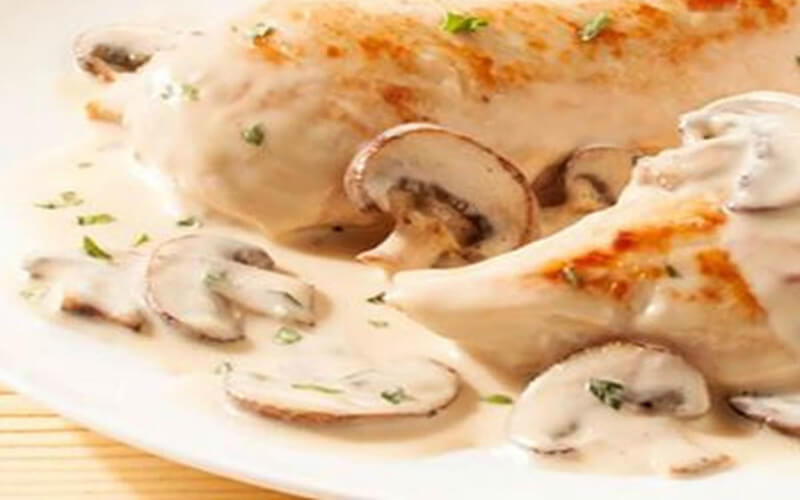 Escalopes de poulet à la crème au thermomix