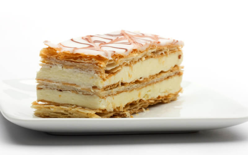 Millefeuille classique à la crème pâtissière