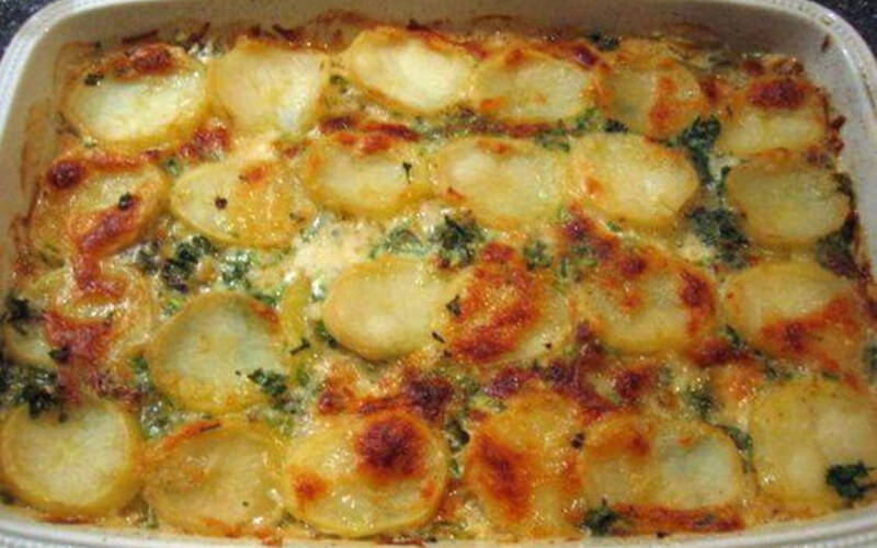 Gratin de pommes de terre à la normande