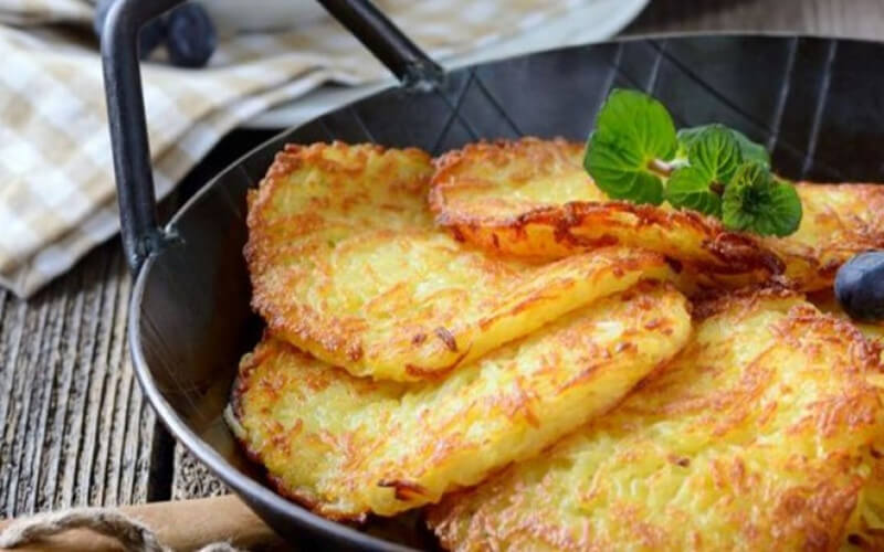 Crêpes de pommes de terre maison