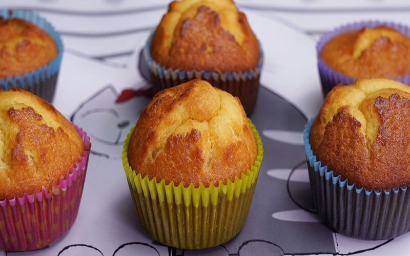 Cupcakes aux oranges et au yaourt